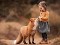 عکس روباه و دختر بچه