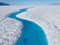 رودخانه آبی در گرینلند
