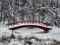 پل برفی در زمستان
