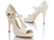 کفش زنانه مجلسی پاشنه بلند سفید