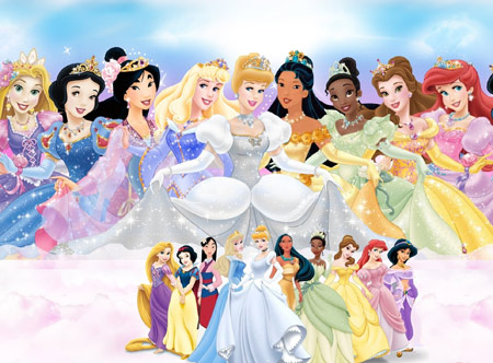 شخصیت های دختر کارتونی دیزنی girls Disney Princess