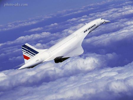هواپیمای مافوق صوت کنکورد Concorde air plane