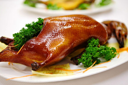 عکس اردک بریان شده cooked duck