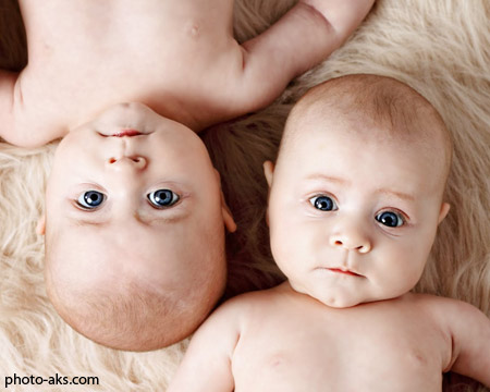 بچه های دوقلو ناز cute twin baby boy