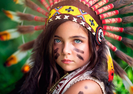 عکس دختربچه هندی چشم سبز indian kids girl