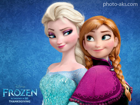 انا و السا در کارتون یخ زده elsa anna frozen