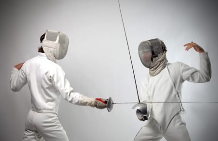 عکس ورزش شمشیربازی fencing hd wallpaper
