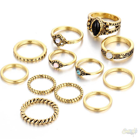 بدلیجات حلقه زیبا rings set antique