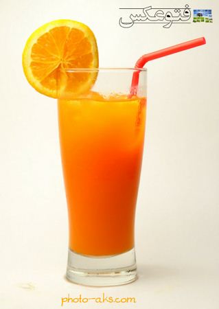 آب پرتغال طبیعی خنک orange water drink