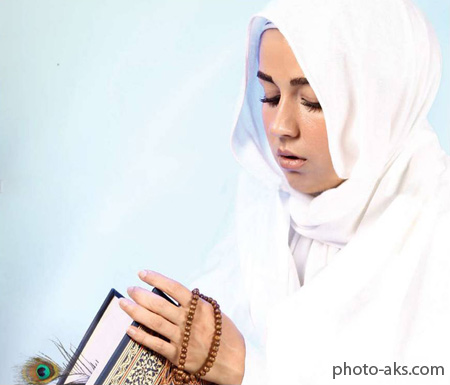 دختر ایرانی در حال عبادت afsaneh pakroo doa
