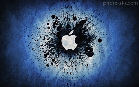پوستر لوگوی اپل apple logo wallpaper