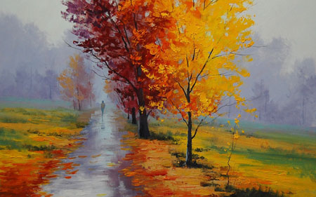 نقاشی فصل پاییز امپریالیسم autumn paintin amperialism