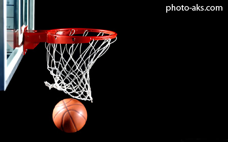 توپ و تور بسکتبال  ball in basket