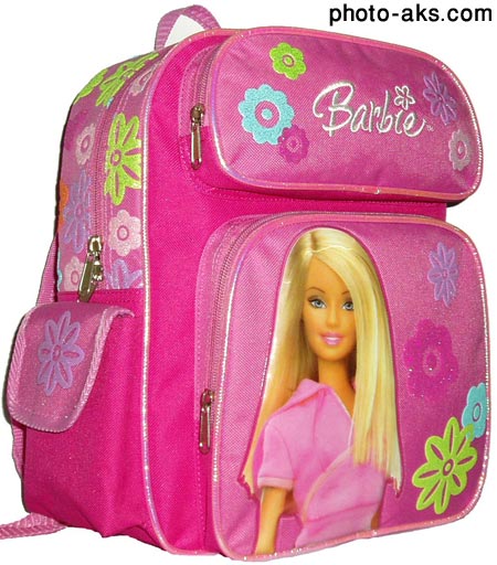 کیف مدرسه طرح باربی دخترانه barby girl school bag