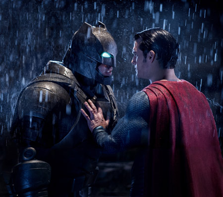 پوستر فیلم بتمن در برابر سوپرمن batman vs superman