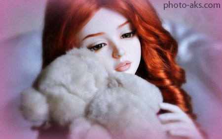 والپیپر عروسکی دخترانه زیبا beautiful doll toy