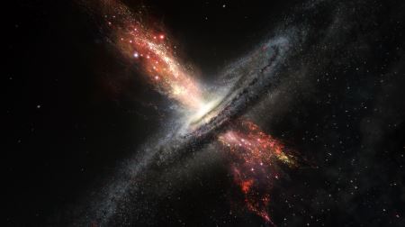 تصویر سیاه چاله فضایی black hole wallpaper
