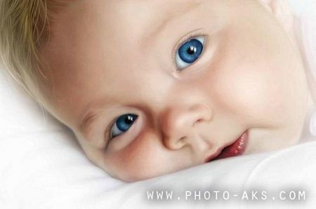 پسر بچه چشم آبی blue eye baby