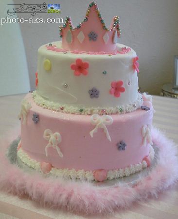 کیک تولد دخترانه پرنسسی girl cacke birthday