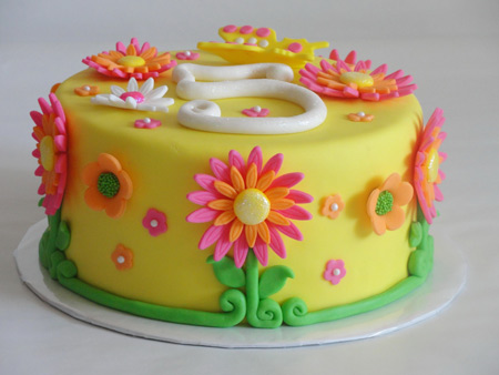 مدل تزئین کیک تولد دخترانه cake cream girl model