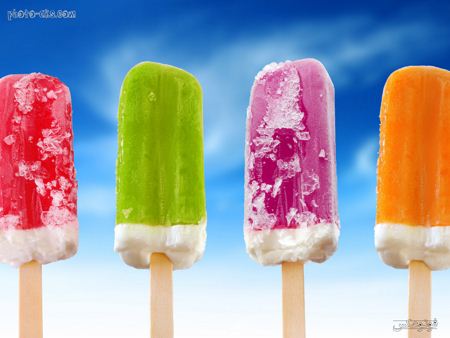 بستنی کیمی های رنگی colorfull ice cream