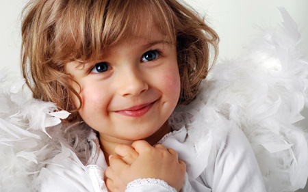 تصویر خنده دختر بچه خوشگل cute baby girl angel