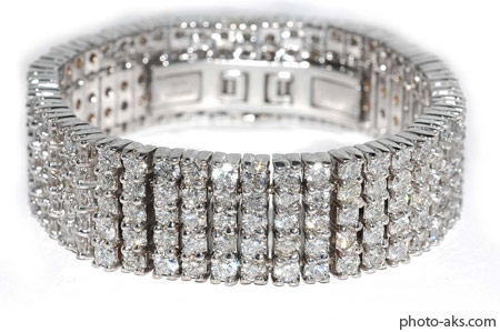 دستبند با نگین الماس diamond bracelet