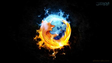 والپیپر گرافیکی مرورگر فایرفاکس firefox browser world