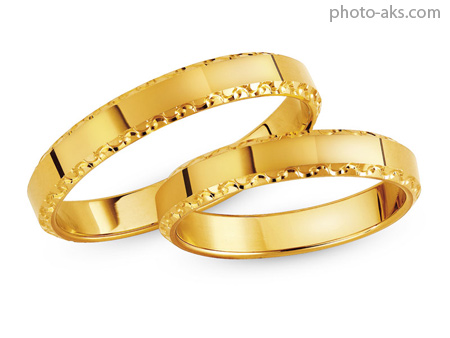 حلقه نامزدی ظریف طلا golden wedding ring