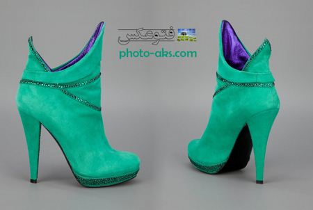 مدل پوتین سبز دخترانه boot green sport