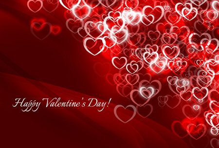 کارت پستال تبریک روز ولنتاین happy valentine day