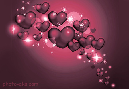 والپیپر زیبا قلب های عاشقانه hearts of love