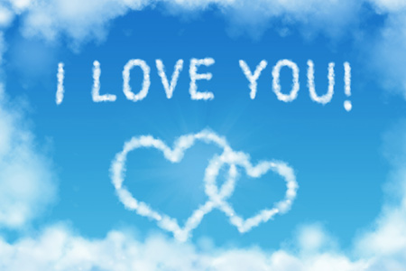 پوستر ای لاو یو آسمانی i love you sky