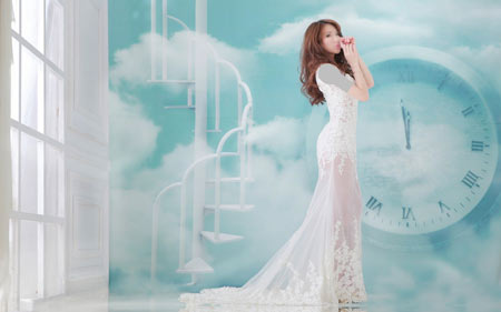 مدل لباس عروس کره ای 2017 model lebas aroos korei