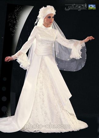مدل لباس عروس اسلامی model lebas aroos