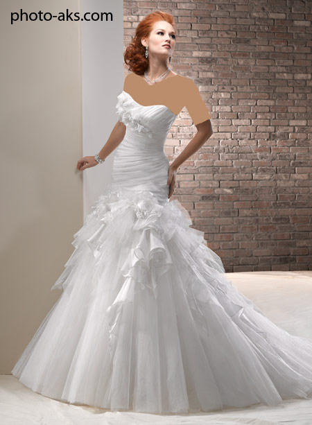 زیباترین لباس های عروس پف دار model lebas arus podar