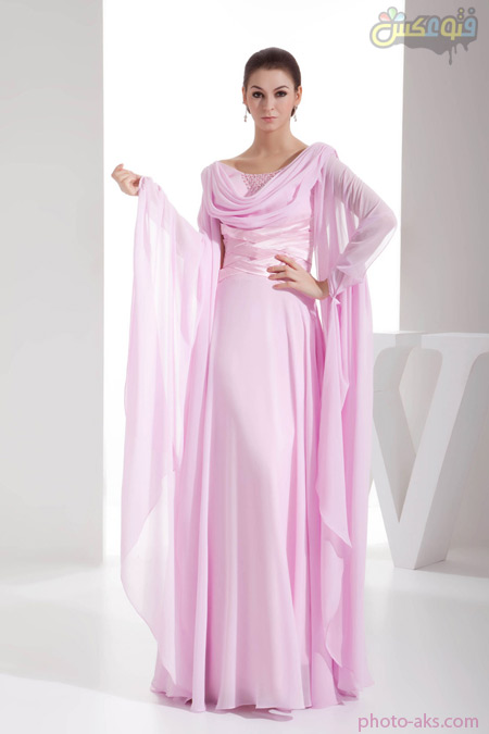 لباس شب عروسی یونانی یاسی light pink italy dress