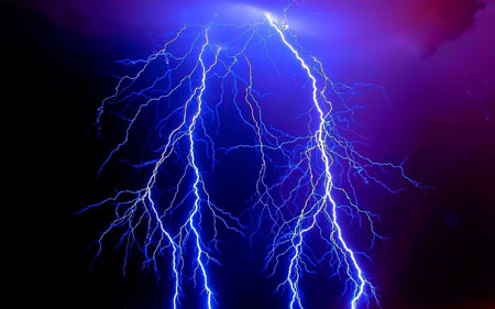 عکس رعد برق و صاعقه lightning electricity