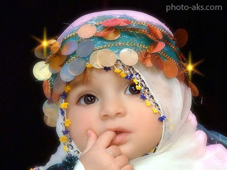 دختر بچه ناز با لباس کردی little cute baby