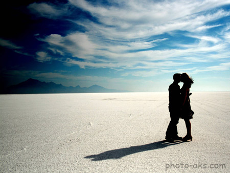 عکس عاشقانه جدید دختر و پسر love in desert