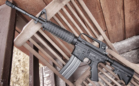 عکس تفنگ ام شانزده امریکا m16 american gun