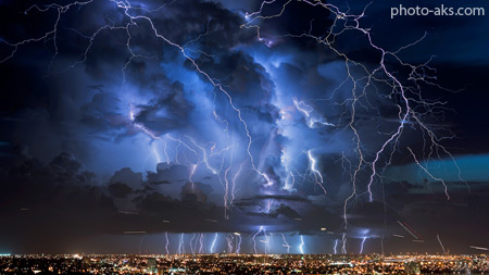الکتریسیته در طبیعت massive lightning
