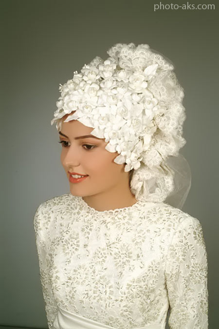 تزئین گل سر لباس عروس model gole sar aroos