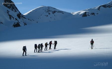 گروه کوهنوردی ice climbing team