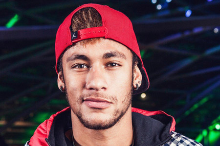 عکس نیمار فوق ستاره برزیلی فوتبال neymar face wallpaper