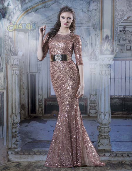 لباس مجلسی عربی شیک 2015 prom arabian dress