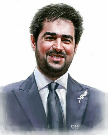طراحی چهره شهاب حسینی shahab hoseini chehreh