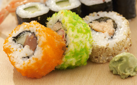 عکس غذای ژاپنی سوشی sushi food