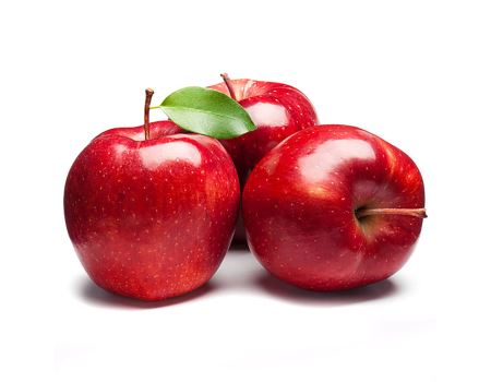 عکس میوه های سیب قرمز three red apple