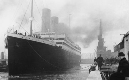 عکس قدیمی کشتی تایتانیک titanic old pic